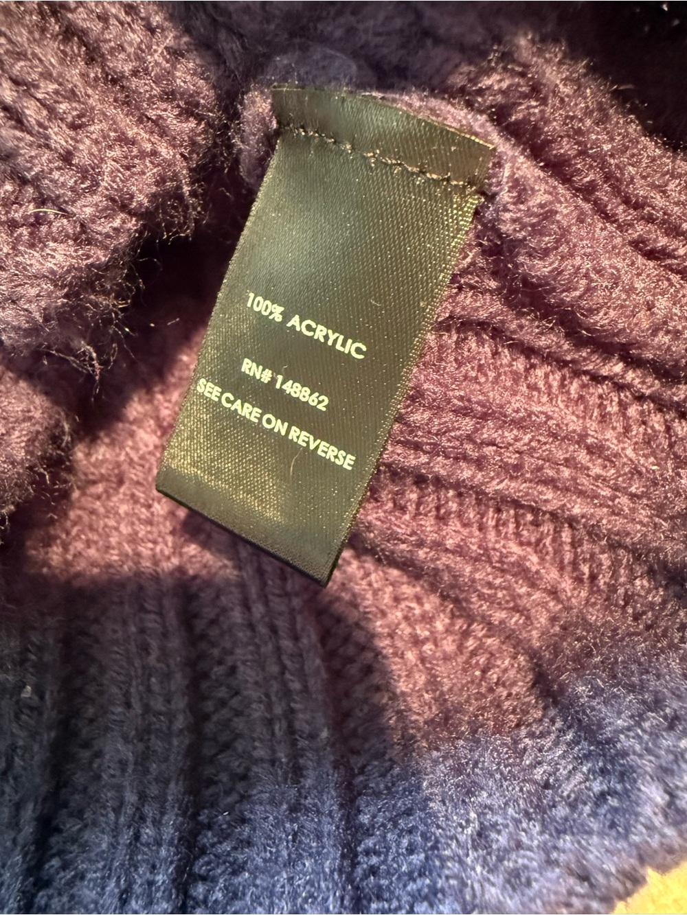 torrid Chunky Cable Knit Cardigan Sweater - Navy Blue - Picture 3 of 6